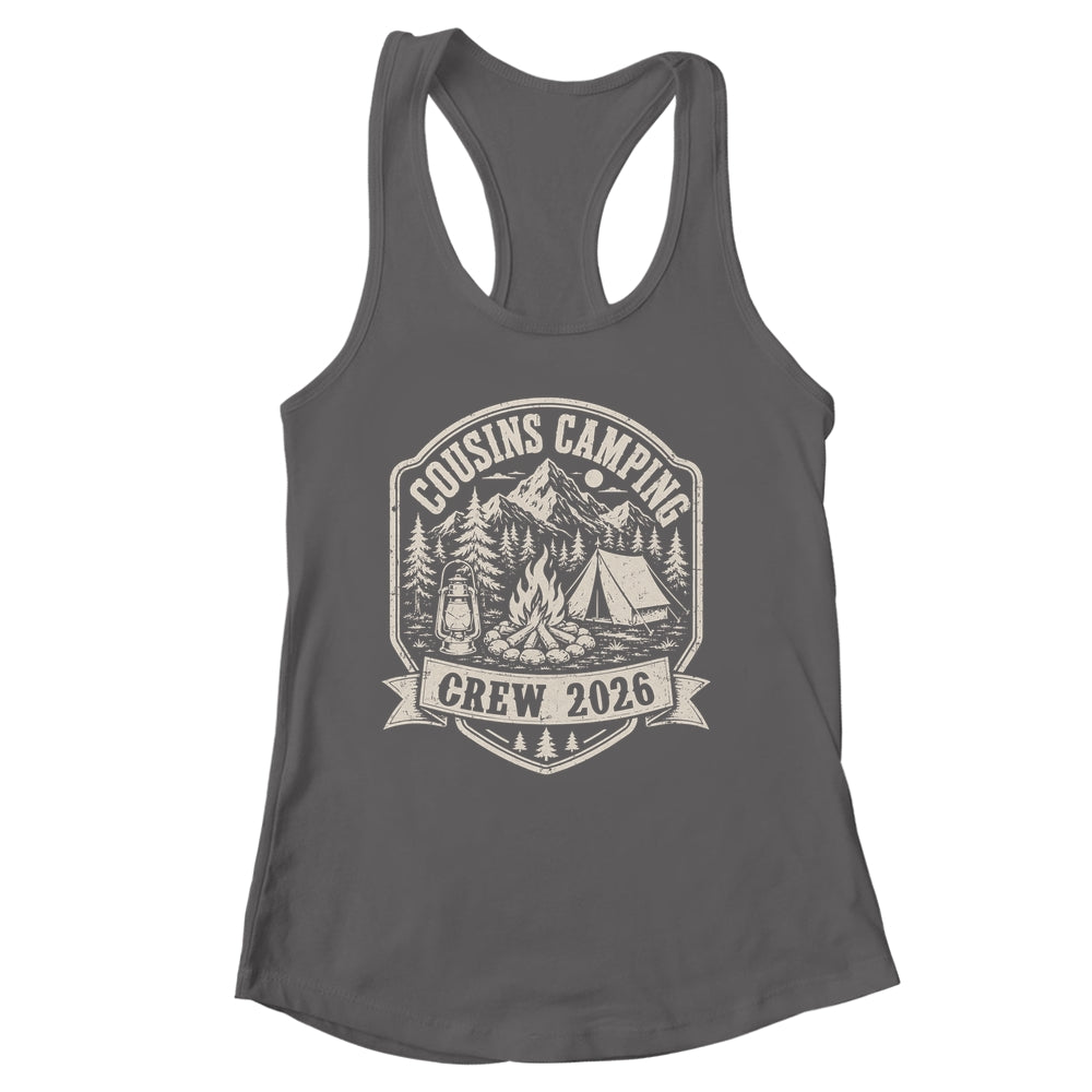 Cousins Camping Crew 2026 Summer Camp Men Women Boys Girls Shirt & Tank Top | siriusteestore