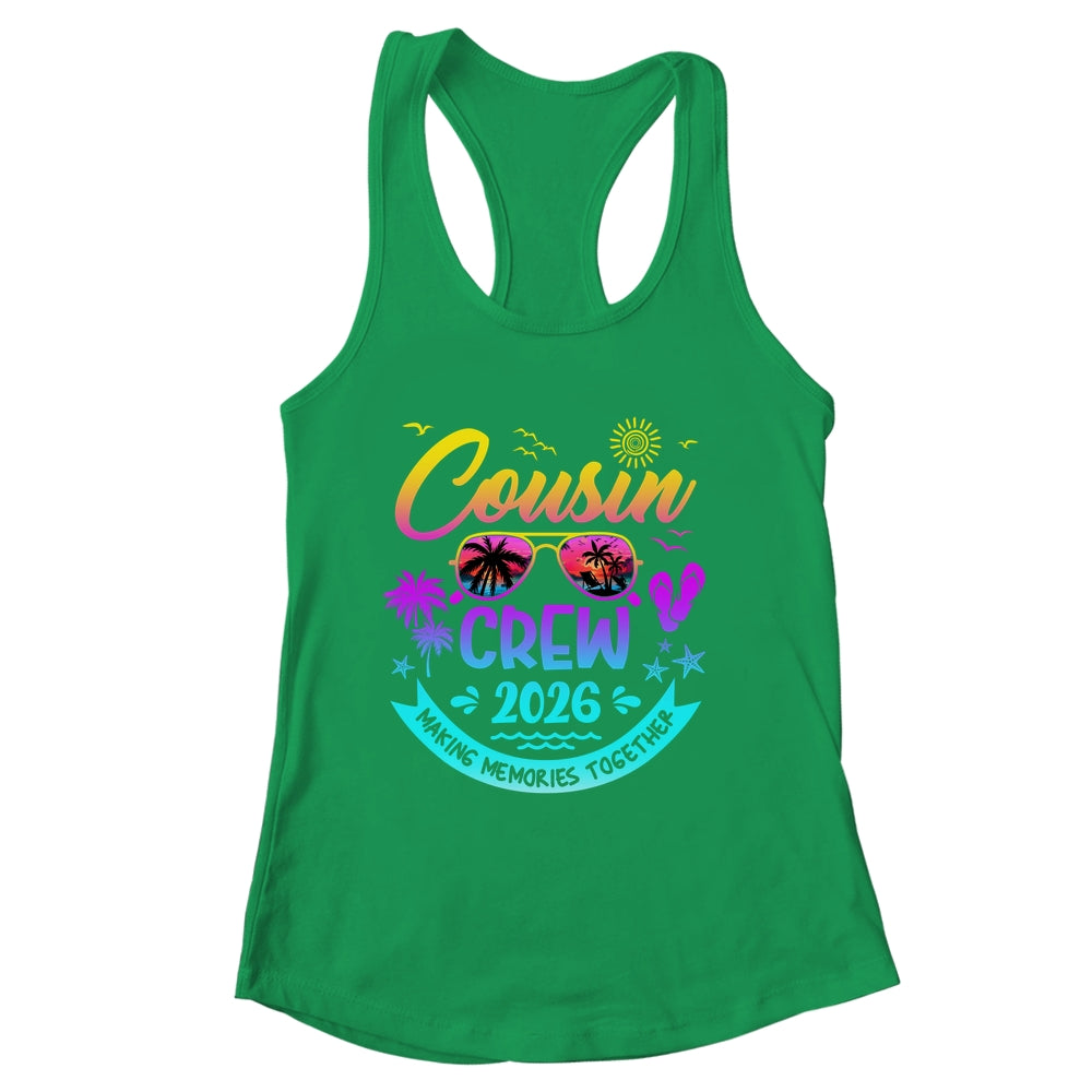 Cousins Crew 2026 Summer Vacation Cousin Matching Family Shirt & Tank Top | siriusteestore