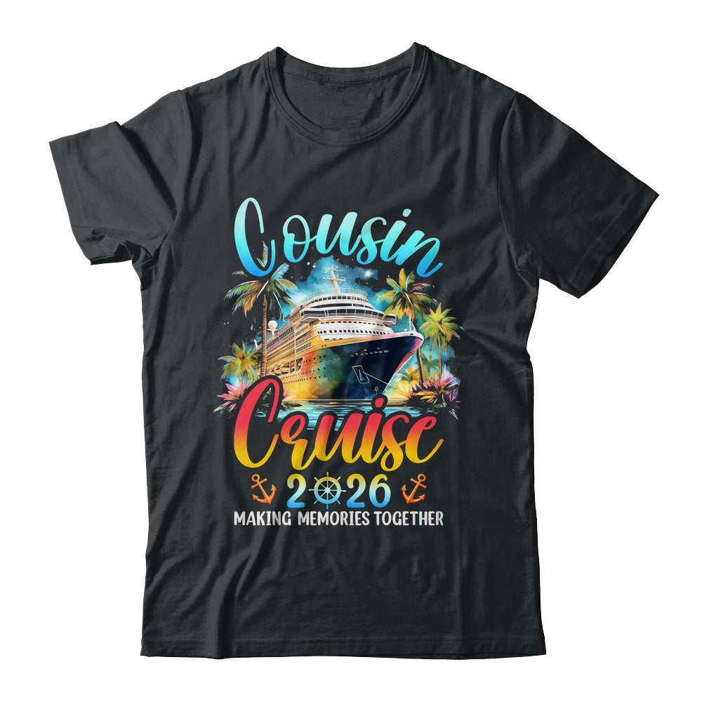 Cousins Cruise 2026 Cruising Cousin Vacation Trip Matching Shirt & Tank Top | siriusteestore