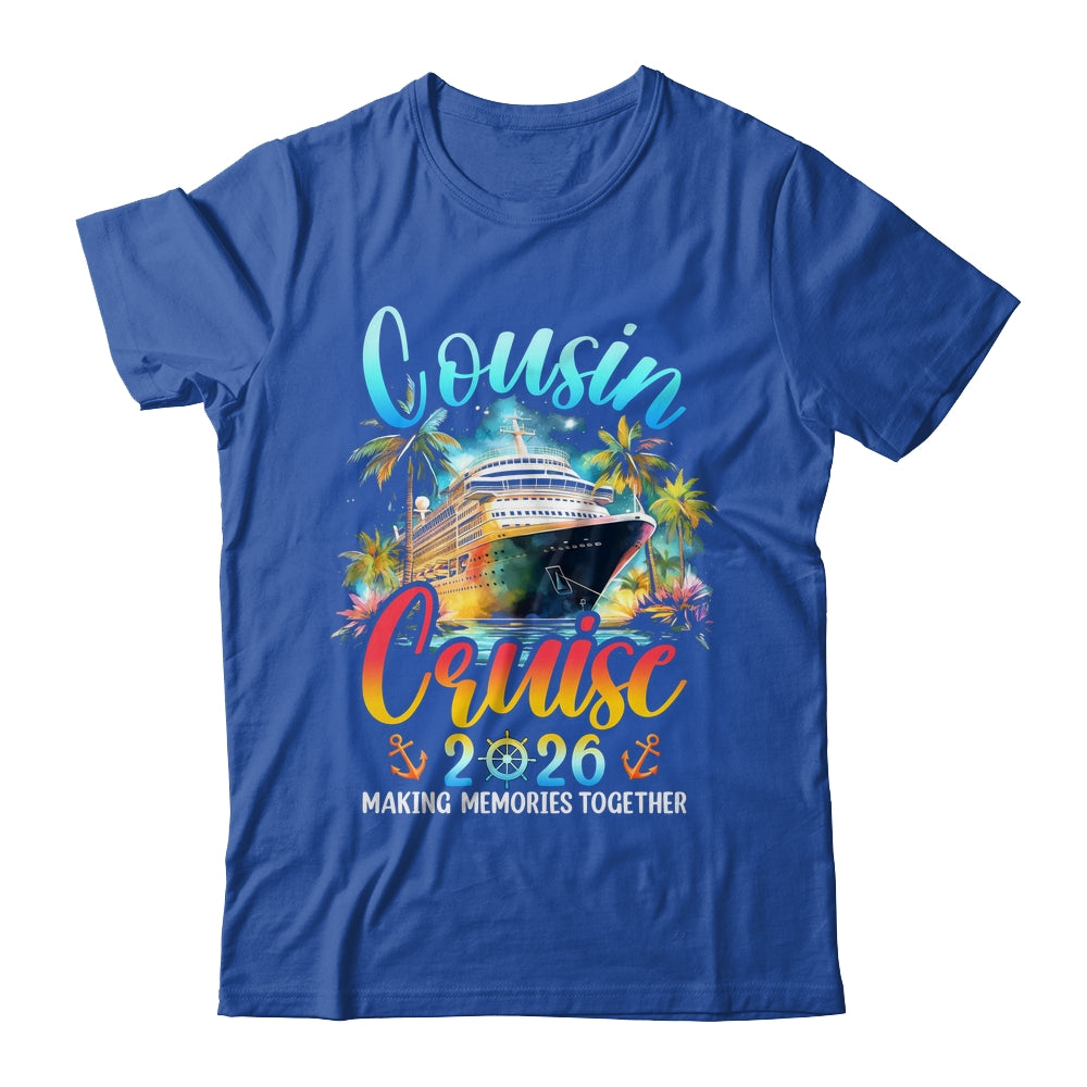 Cousins Cruise 2026 Cruising Cousin Vacation Trip Matching Shirt & Tank Top | siriusteestore