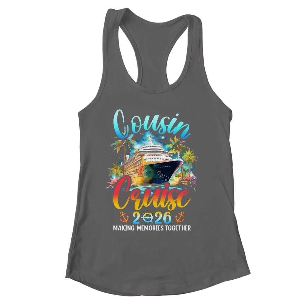 Cousins Cruise 2026 Cruising Cousin Vacation Trip Matching Shirt & Tank Top | siriusteestore