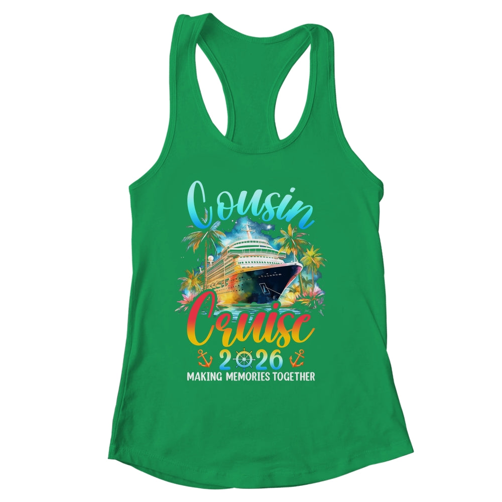Cousins Cruise 2026 Cruising Cousin Vacation Trip Matching Shirt & Tank Top | siriusteestore