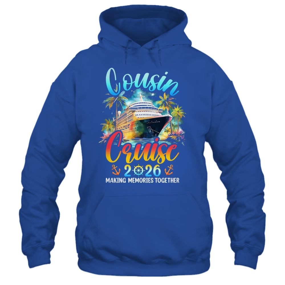 Cousins Cruise 2026 Cruising Cousin Vacation Trip Matching Shirt & Tank Top | siriusteestore