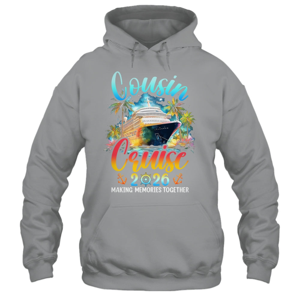 Cousins Cruise 2026 Cruising Cousin Vacation Trip Matching Shirt & Tank Top | siriusteestore