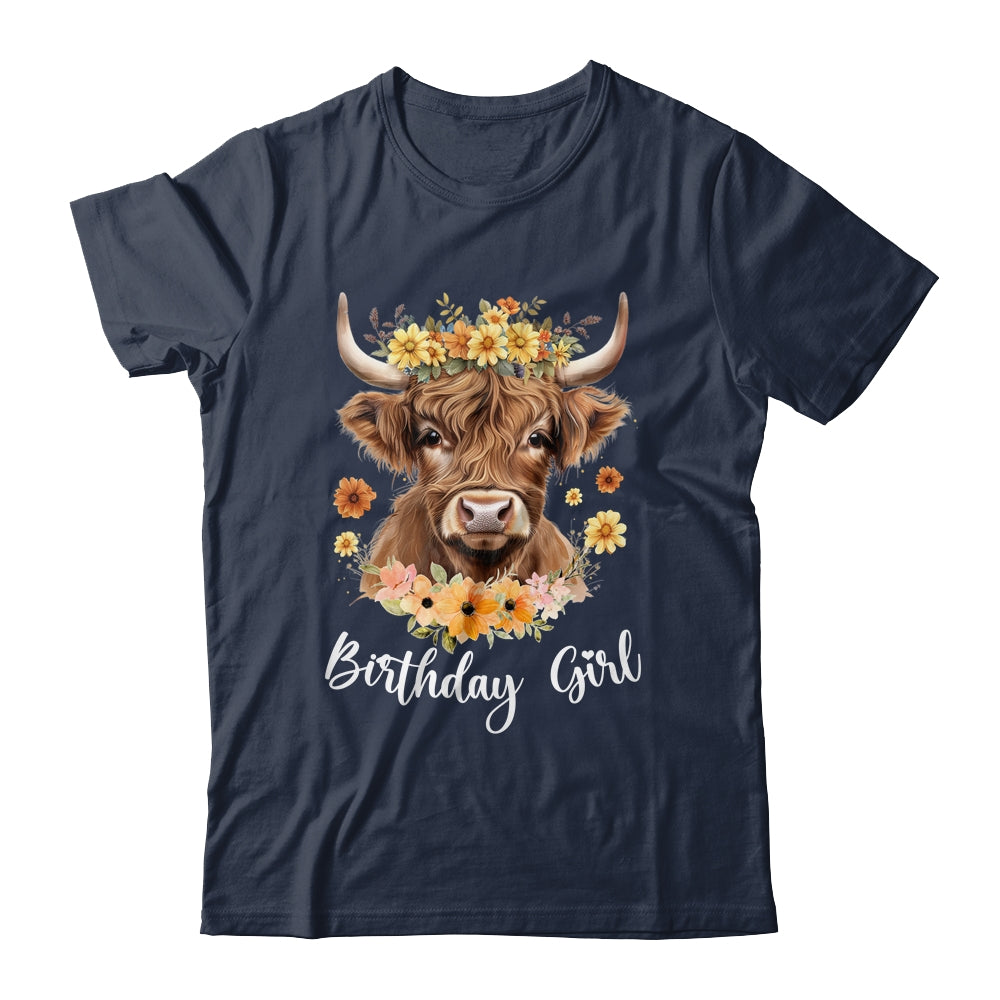Cow Birthday Girl Design Cute Cow Lover Bday Family Matching Shirt & Tank Top | siriusteestore