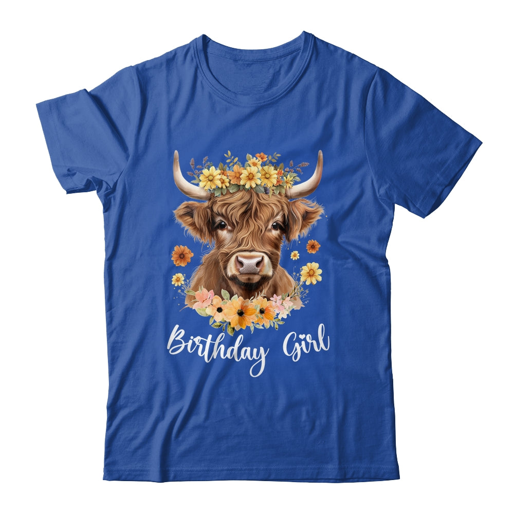 Cow Birthday Girl Design Cute Cow Lover Bday Family Matching Shirt & Tank Top | siriusteestore