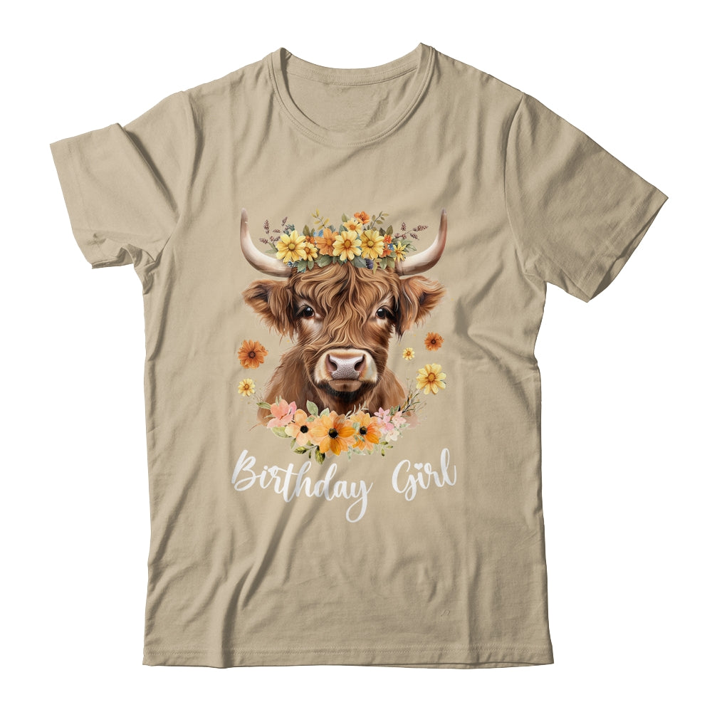 Cow Birthday Girl Design Cute Cow Lover Bday Family Matching Shirt & Tank Top | siriusteestore