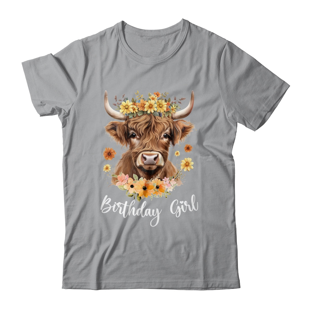 Cow Birthday Girl Design Cute Cow Lover Bday Family Matching Shirt & Tank Top | siriusteestore