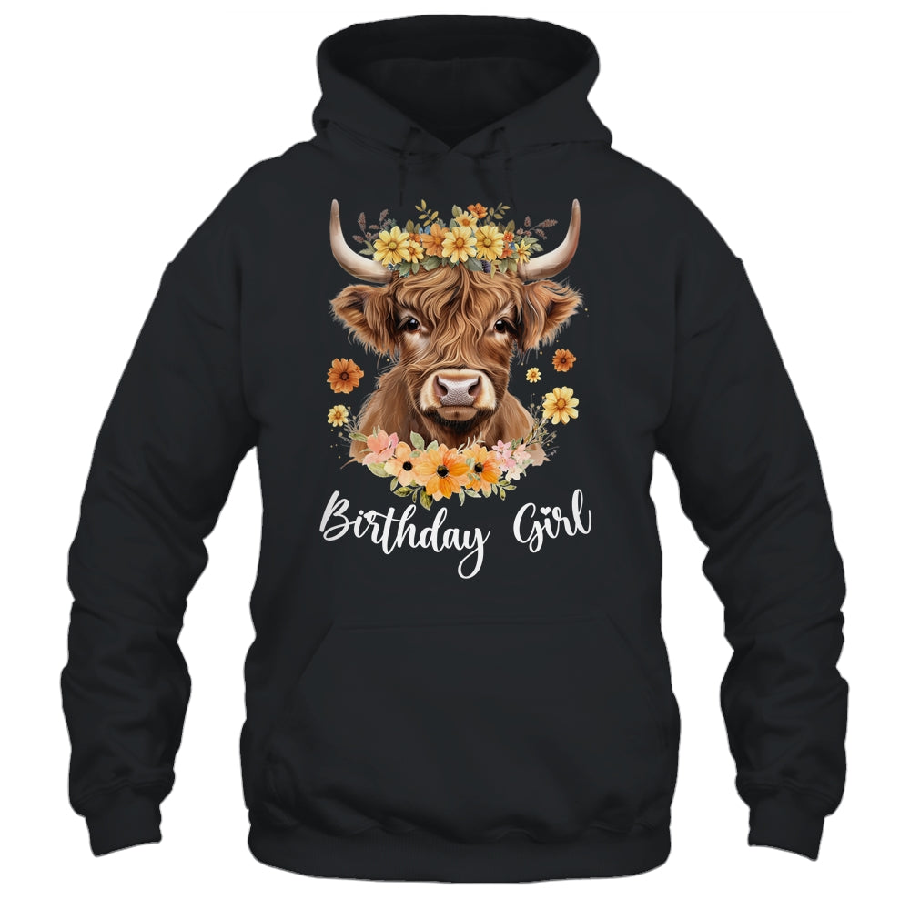 Cow Birthday Girl Design Cute Cow Lover Bday Family Matching Shirt & Tank Top | siriusteestore