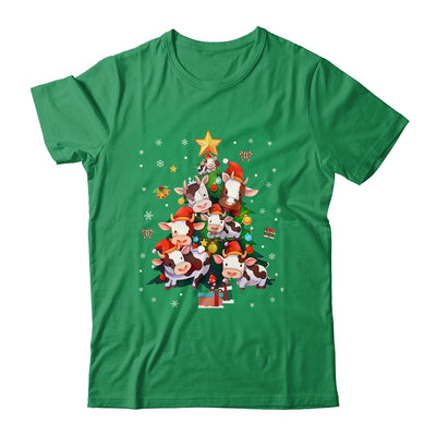 Cow Merry Christmas Tree Farmer Cow Xmas Lover For Women Men Shirt & Sweatshirt | siriusteestore
