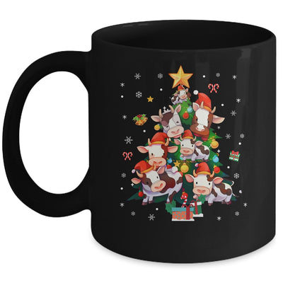 Cow Merry Christmas Tree Farmer Cow Xmas Lover For Women Men Mug | siriusteestore