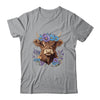 Cow Scottish Highland Cow Western Flower Farm Farmer Women Shirt & Tank Top | siriusteestore