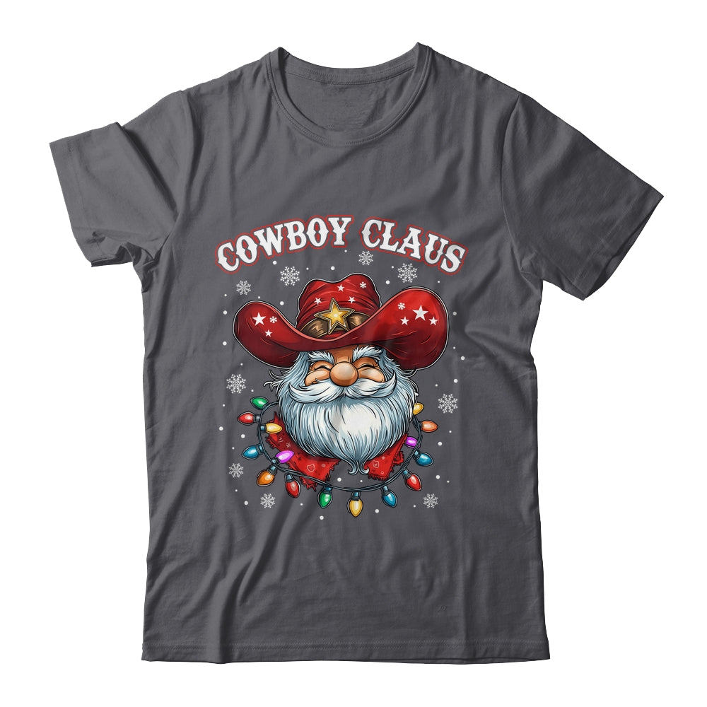 Cowboy Claus Cowboy Santa Hat Xmas Christmas Western Style Shirt & Sweatshirt | siriusteestore