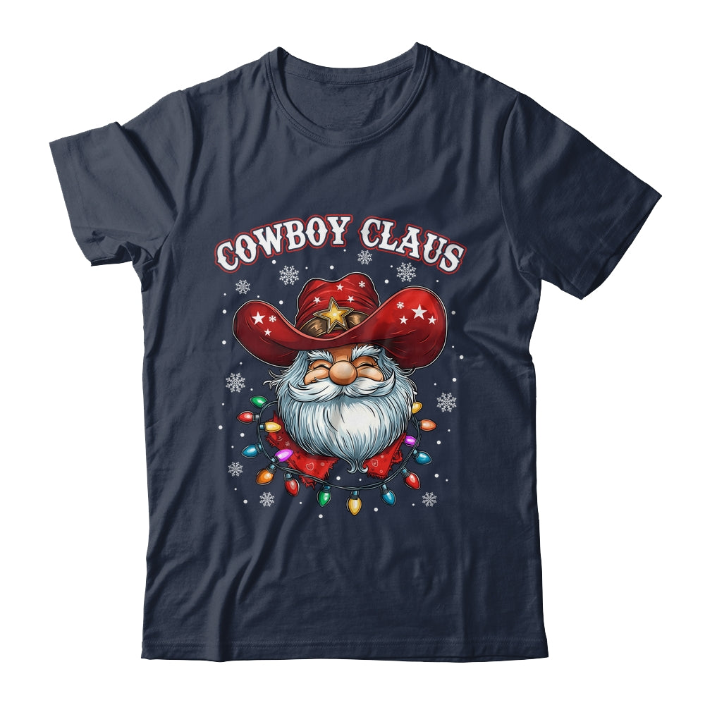 Cowboy Claus Cowboy Santa Hat Xmas Christmas Western Style Shirt & Sweatshirt | siriusteestore