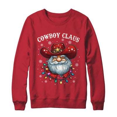 Cowboy Claus Cowboy Santa Hat Xmas Christmas Western Style Shirt & Sweatshirt | siriusteestore