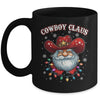 Cowboy Claus Cowboy Santa Hat Xmas Christmas Western Style Mug | siriusteestore
