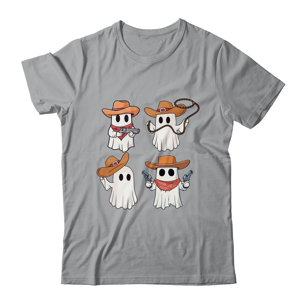 Cowboy Ghosts Halloween Ghost Boo Western Cute Spooky Season Shirt & Sweatshirt | siriusteestore