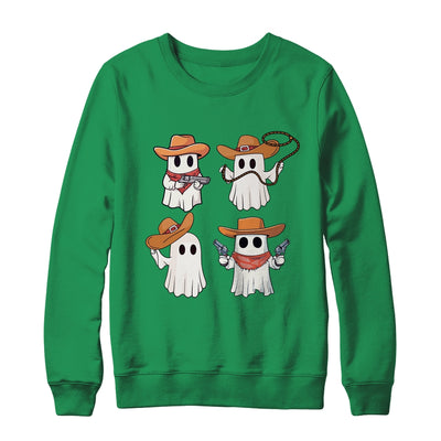 Cowboy Ghosts Halloween Ghost Boo Western Cute Spooky Season Shirt & Sweatshirt | siriusteestore