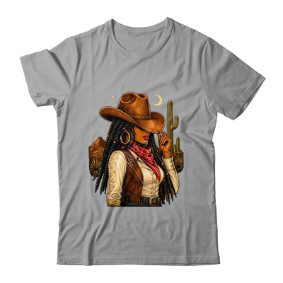 Cowgirl Afro Western Country Rodeo Melanin African American Shirt & Tank Top | siriusteestore