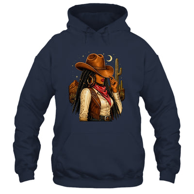 Cowgirl Afro Western Country Rodeo Melanin African American Shirt & Tank Top | siriusteestore