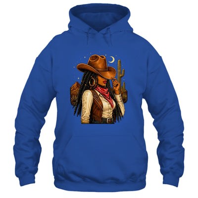 Cowgirl Afro Western Country Rodeo Melanin African American Shirt & Tank Top | siriusteestore