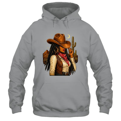 Cowgirl Afro Western Country Rodeo Melanin African American Shirt & Tank Top | siriusteestore