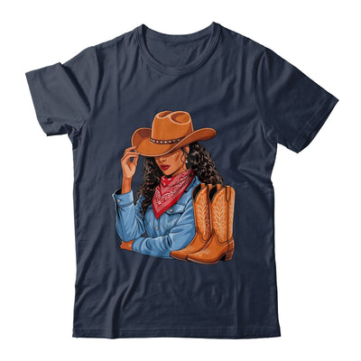 Cowgirl Western Boots Afro Western Melanin Black African Shirt & Tank Top | siriusteestore