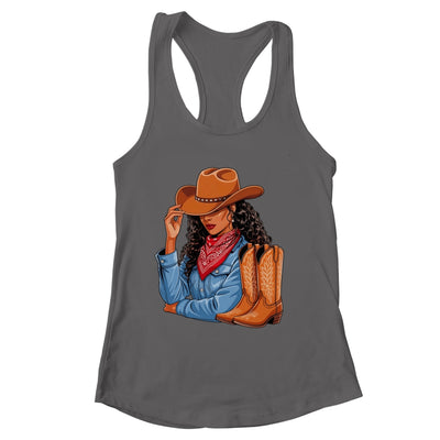 Cowgirl Western Boots Afro Western Melanin Black African Shirt & Tank Top | siriusteestore
