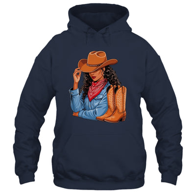 Cowgirl Western Boots Afro Western Melanin Black African Shirt & Tank Top | siriusteestore