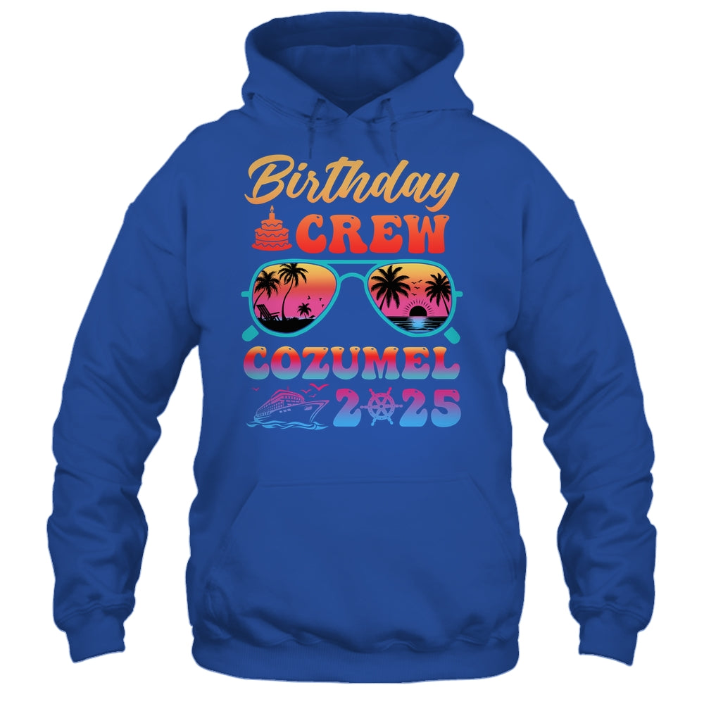 Cozumel Birthday Crew Vacation Cruise 2025 Summer Trip Group Shirt & Tank Top | siriusteestore