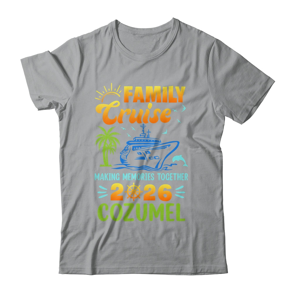 Cozumel Cruise 2026 Family Friends Group Vacation Matching Shirt & Tank Top | siriusteestore