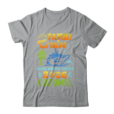 Cozumel Cruise 2026 Family Friends Group Vacation Matching Shirt & Tank Top | siriusteestore