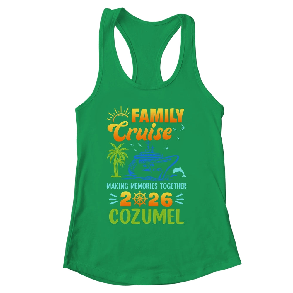 Cozumel Cruise 2026 Family Friends Group Vacation Matching Shirt & Tank Top | siriusteestore