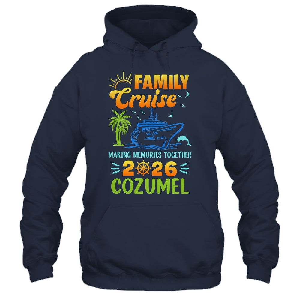 Cozumel Cruise 2026 Family Friends Group Vacation Matching Shirt & Tank Top | siriusteestore