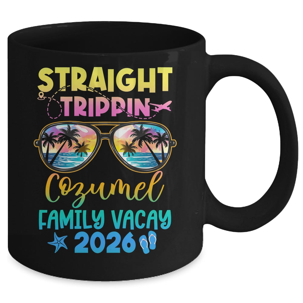 Cozumel Family Vacay Vacation 2026 Straight Trippin Mug | siriusteestore