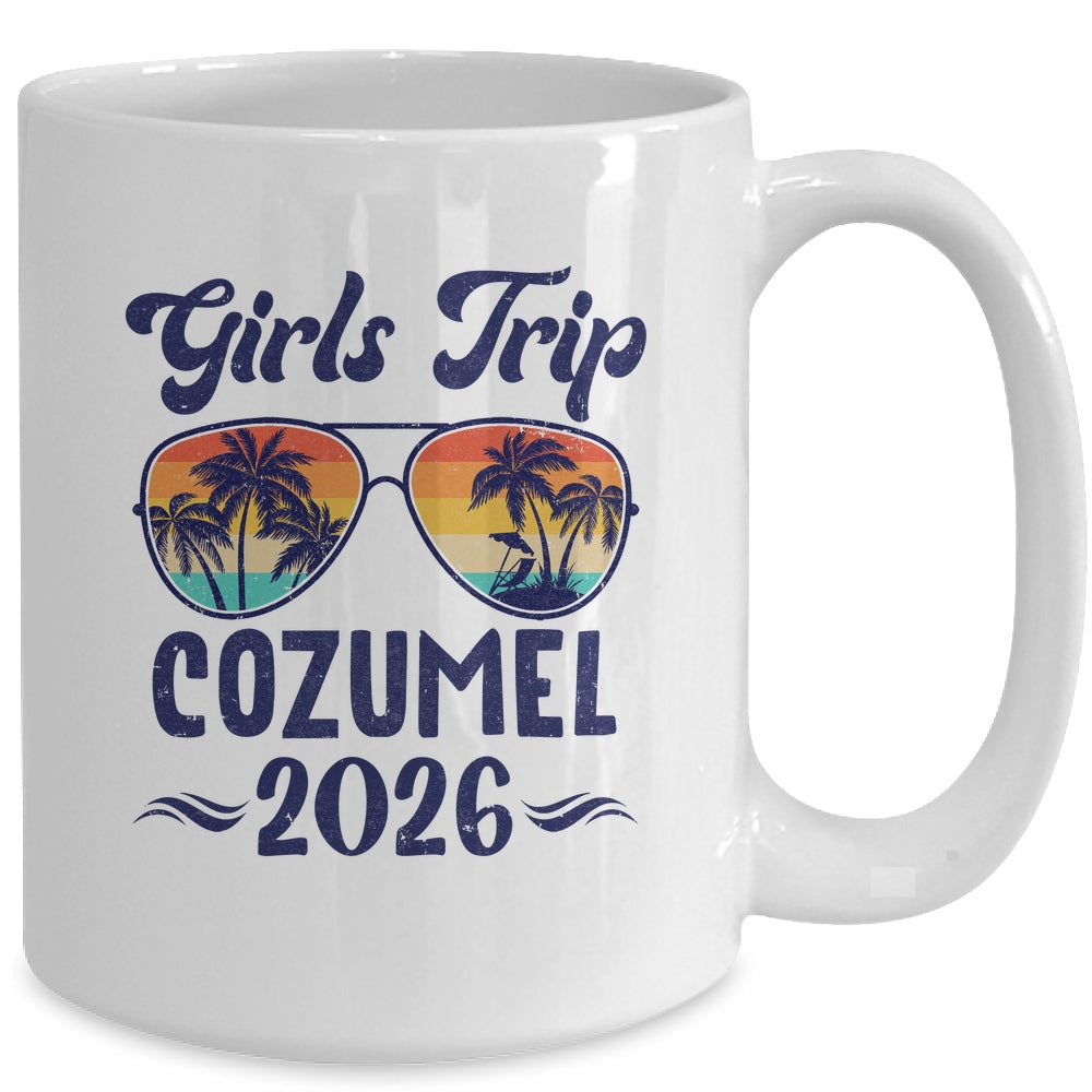 Cozumel Girls Trip Beach Vacation 2026 Matching Group Mug | siriusteestore