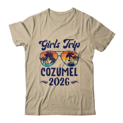 Cozumel Girls Trip Beach Vacation 2026 Matching Group Shirt & Tank Top | siriusteestore