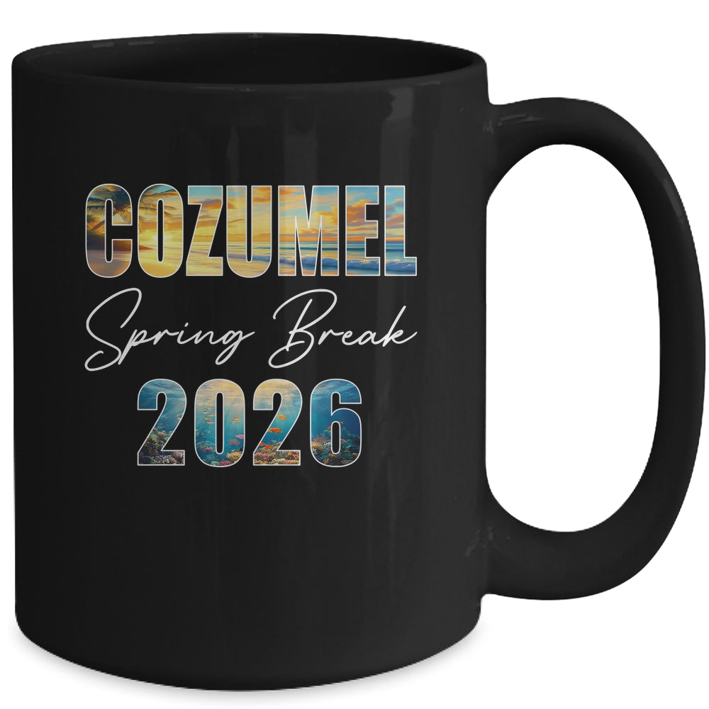 Cozumel Spring Break 2026 Summer Vacation Beach Mug | siriusteestore