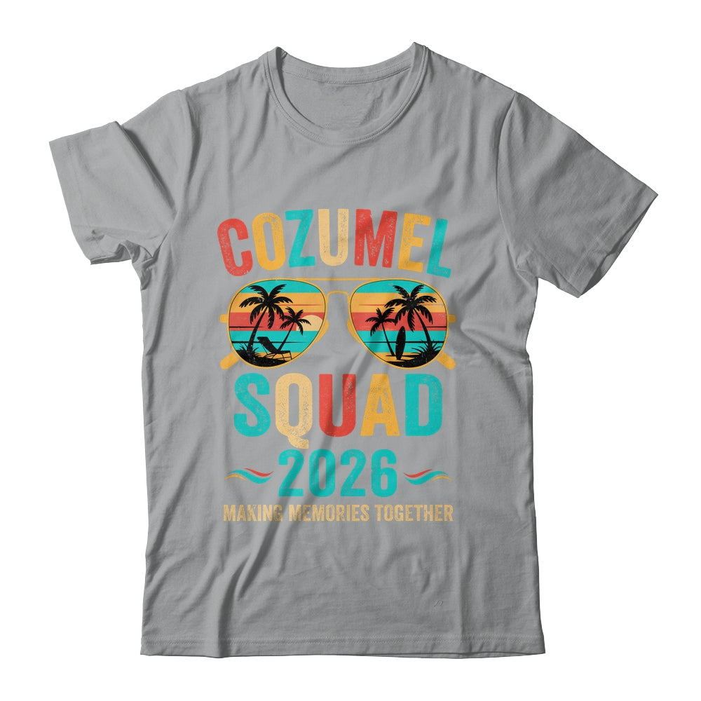 Cozumel Vacation Squad 2026 Family Matching Vintage Shirt & Tank Top | siriusteestore