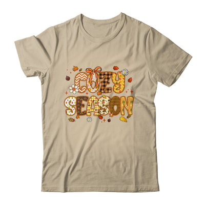 Cozy Season Preppy Fall Vibes Pumpkin Autumn Season Retro Shirt & Sweatshirt | siriusteestore