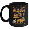 Crane Truck Construction Vehicle Halloween Pumpkin Boys Kids Mug | siriusteestore