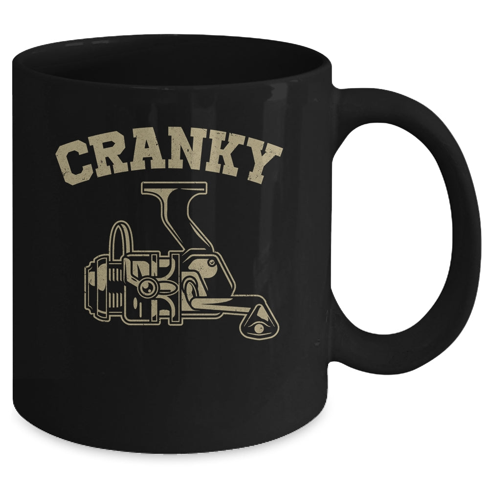 Crankbait Fishing Lure Cranky Funny Ideas For Fishing Lover Mug | siriusteestore