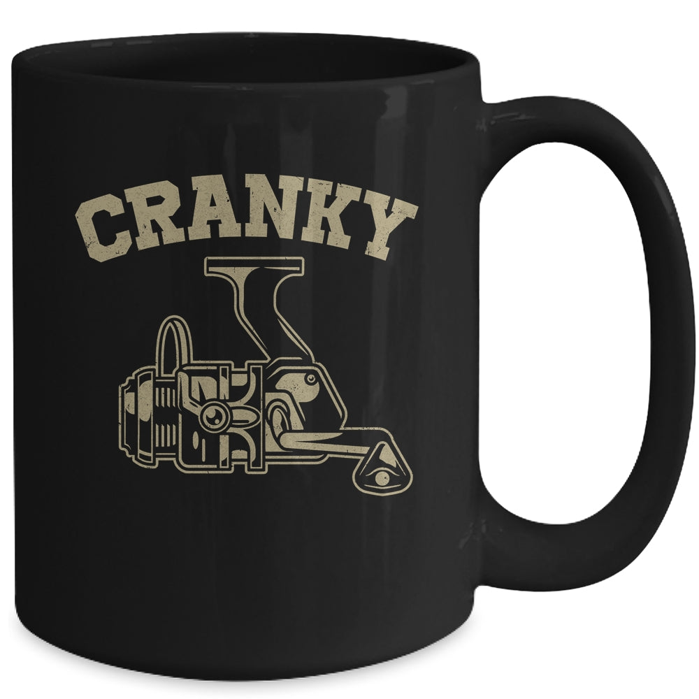 Crankbait Fishing Lure Cranky Funny Ideas For Fishing Lover Mug | siriusteestore