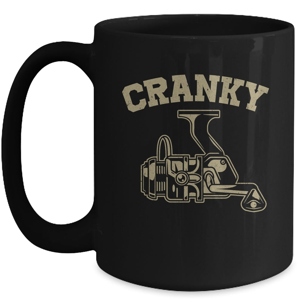 Crankbait Fishing Lure Cranky Funny Ideas For Fishing Lover Mug | siriusteestore