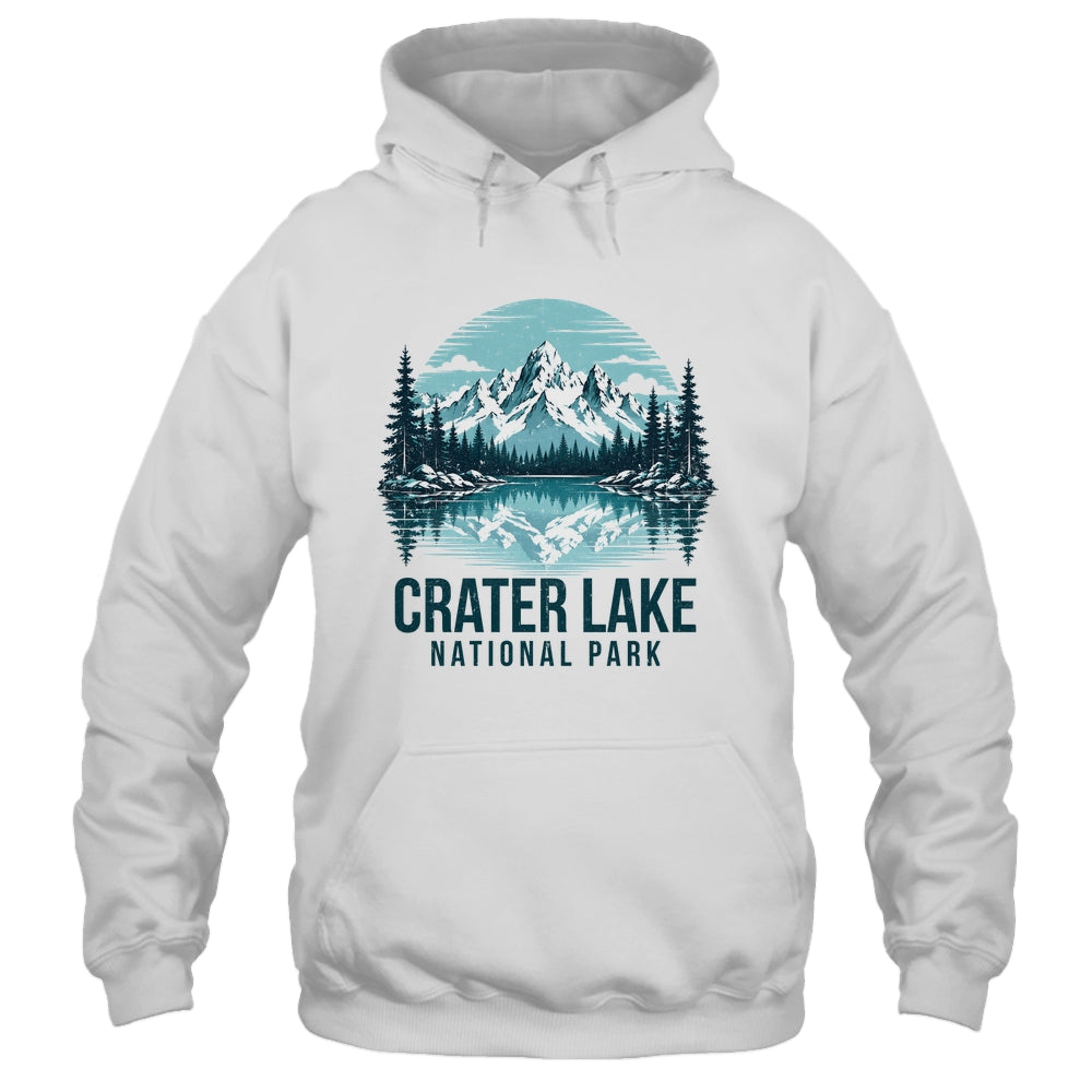 Crater Lake National Park Retro Mountain Lake Outdoor Hiking Shirt & Tank Top | siriusteestore