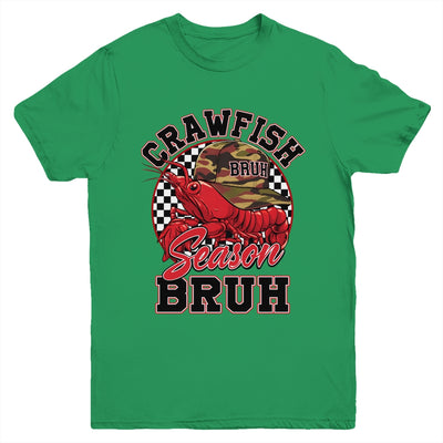 Crawfish Season Bruh Funny Crawfish Boil Lobster Hat Boy Youth Shirt | siriusteestore
