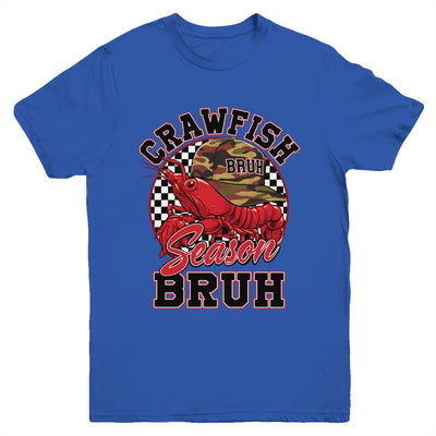 Crawfish Season Bruh Funny Crawfish Boil Lobster Hat Boy Youth Shirt | siriusteestore