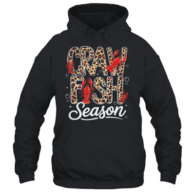 Crawfish Season Leopard Funny Crawfish Boil Lobster Cajun Shirt & Tank Top | siriusteestore