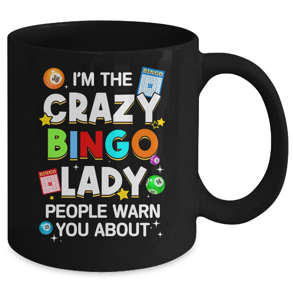 Crazy Bingo Lady Art For Women Girls Gambling Bingo Player Mug | siriusteestore
