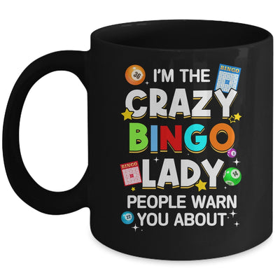 Crazy Bingo Lady Art For Women Girls Gambling Bingo Player Mug | siriusteestore
